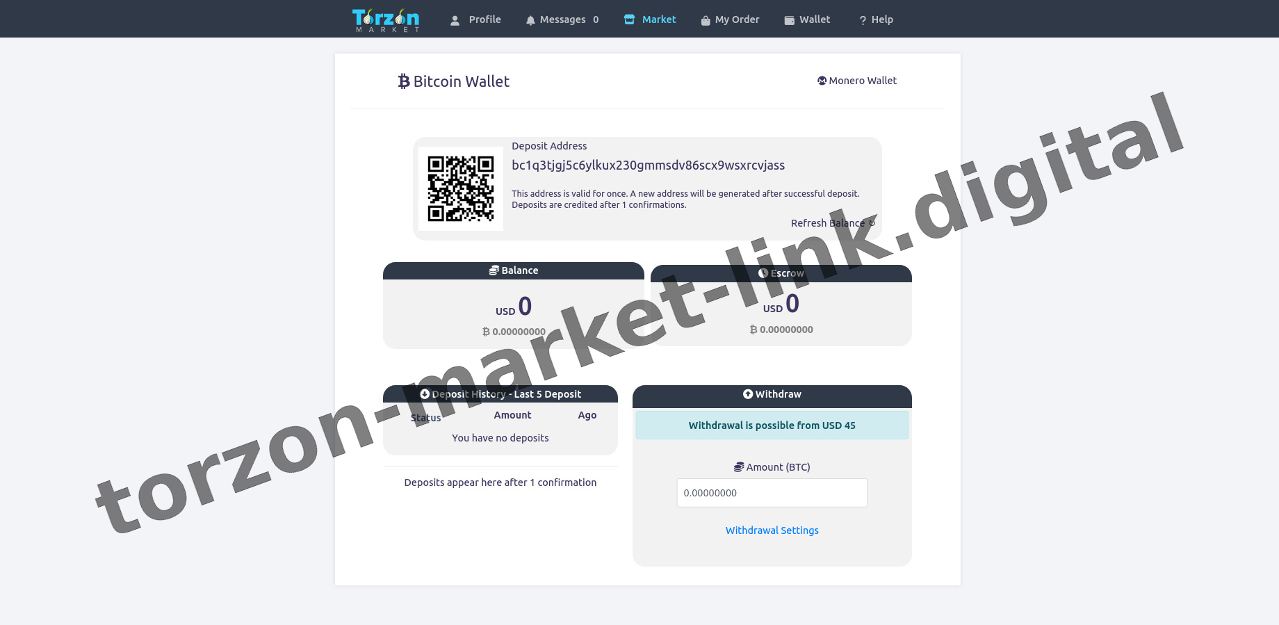 Main Market Dashboard